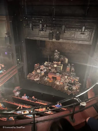 Royal Court Theatre Balcony B7 view from seat photo