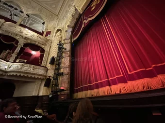 Richmond Theatre Stalls B7 view from seat photo