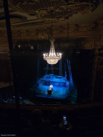 Longacre Theatre Balcony E15 view from seat photo