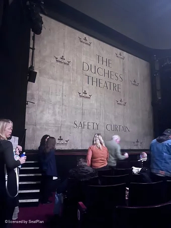 Duchess Theatre Stalls H25 view from seat photo