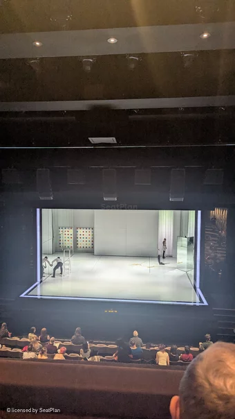 National Theatre - Lyttelton Circle B15 view from seat photo