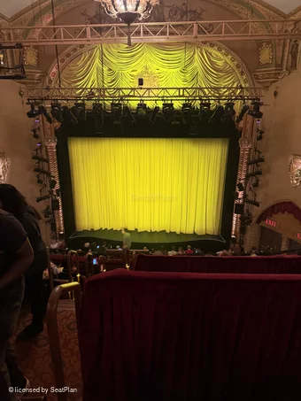 Golden Theatre Rear Mezzanine B102 view from seat photo