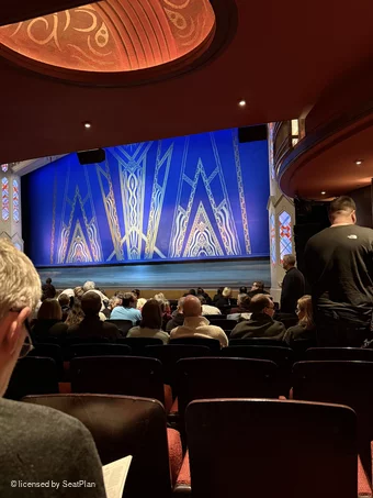 Prince of Wales Theatre Stalls P4 view from seat photo