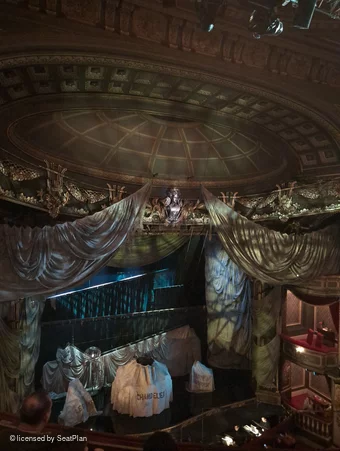 His Majesty's Theatre Grand Circle D29 view from seat photo