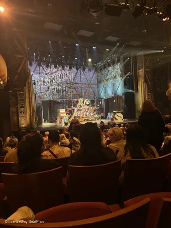 Stephen Sondheim Theatre Orchestra O7 view from seat photo