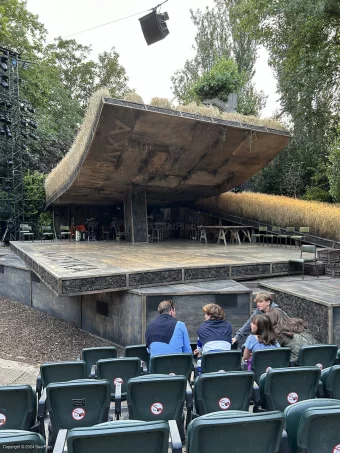 Regent's Park Open Air Theatre Lower Left F8 view from seat photo