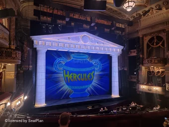 Theatre Royal Drury Lane Royal Circle E39 view from seat photo