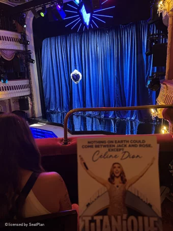 Criterion Theatre Dress Circle C2 view from seat photo