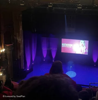 London Palladium Grand Circle H22 view from seat photo