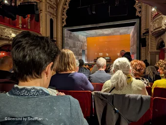 Lyric Hammersmith Stalls Q4 view from seat photo