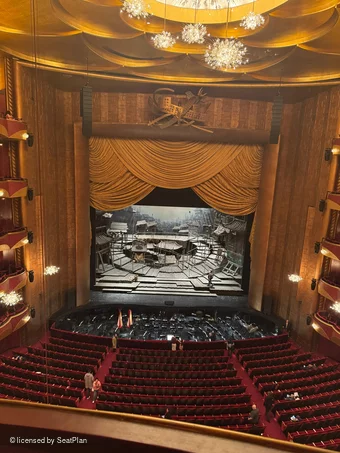 Metropolitan Opera House Balcony A105 view from seat photo