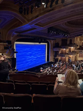 Winter Garden Theatre Mezzanine E51 view from seat photo