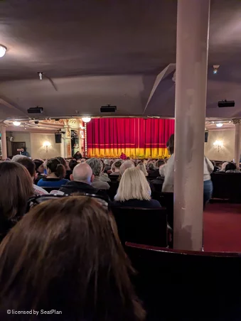 Garrick Theatre Stalls U7 view from seat photo