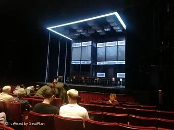 Peacock Theatre Stalls J3 view from seat photo