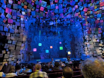 Cambridge Theatre Stalls K20 view from seat photo