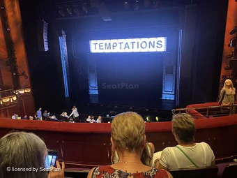 Prince Edward Theatre Dress Circle C5 view from seat photo