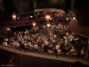 August Wilson Theatre Mezzanine C6 view from seat photo