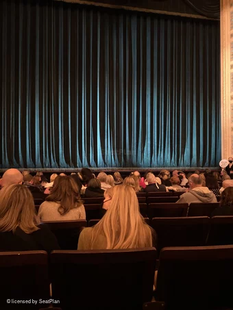Hudson Theatre Orchestra L106 view from seat photo