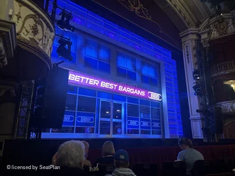 New Wimbledon Theatre Stalls E31 view from seat photo