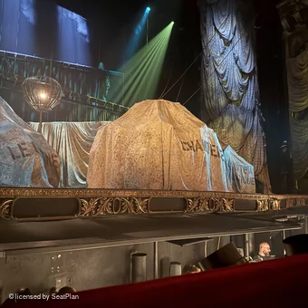 His Majesty's Theatre Stalls A29 view from seat photo