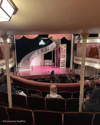 Criterion Theatre Dress Circle F27 view from seat photo