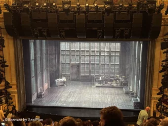 Neil Simon Theatre Mezzanine O117 view from seat photo