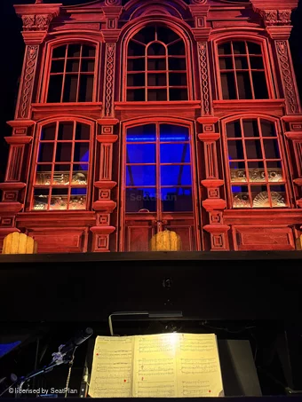 Savoy Theatre Stalls BB8 view from seat photo