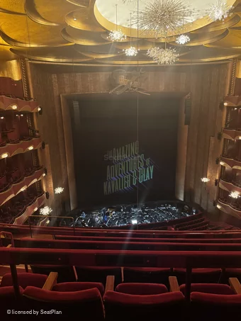 Metropolitan Opera House Balcony E121 view from seat photo
