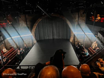 Almeida Theatre Circle C18 view from seat photo