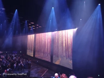 ABBA Arena Block K L1 view from seat photo