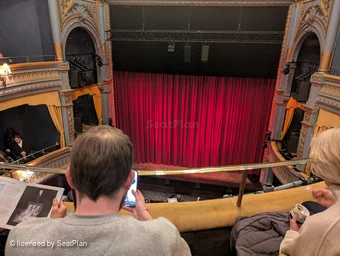 Harold Pinter Theatre Royal Circle B8 view from seat photo