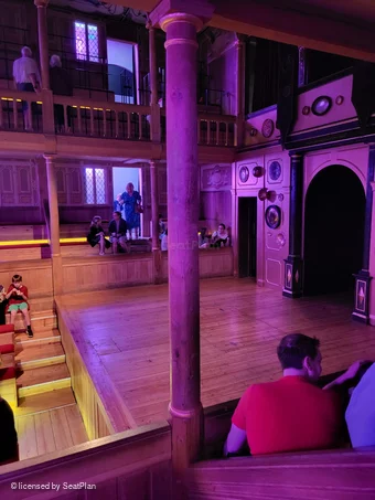 Sam Wanamaker Playhouse Playhouse Lower Gallery C2 view from seat photo