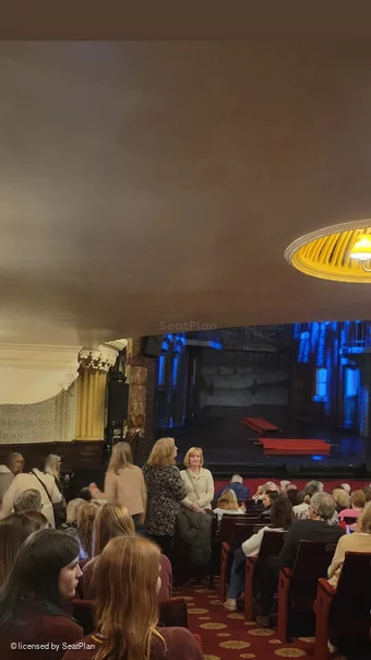 Richmond Theatre Stalls Q23 view from seat photo