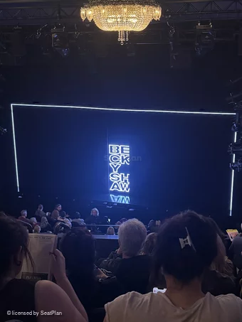 Hayes Theater Mezzanine G2 view from seat photo