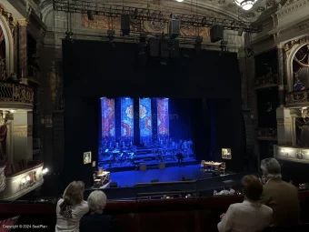 Theatre Royal Drury Lane Royal Circle D35 view from seat photo