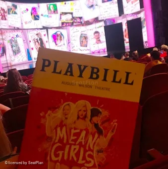 August Wilson Theatre Orchestra N11 view from seat photo