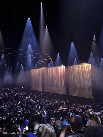 ABBA Arena Block J P19 view from seat photo