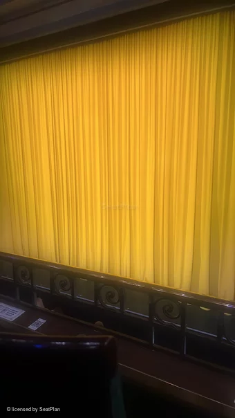 Fortune Theatre Dress Circle B17 view from seat photo