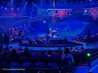 Wembley Park Theatre Locomotive Seats P52 view from seat photo