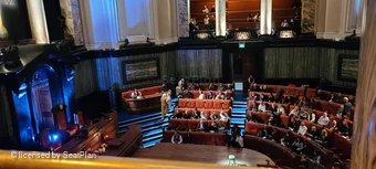 London County Hall South Gallery B8 view from seat photo