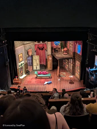 Duchess Theatre Dress Circle H9 view from seat photo