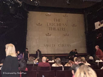 Duchess Theatre Stalls J17 view from seat photo