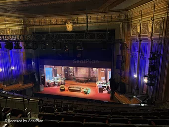 Nederlander Theatre Mezzanine M10 view from seat photo