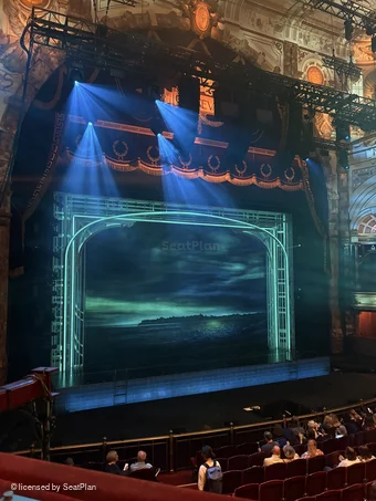 London Coliseum Dress Circle A54 view from seat photo
