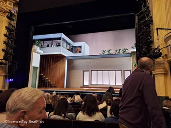Hudson Theatre Orchestra L117 view from seat photo