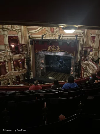King's Theatre Glasgow Upper Circle G7 view from seat photo
