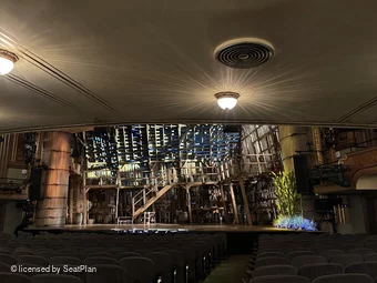 Nederlander Theatre Orchestra P2 view from seat photo