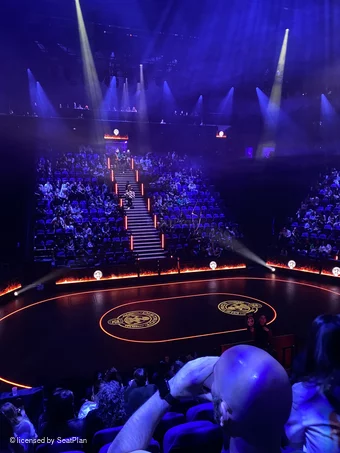 Troubadour Canary Wharf Theatre District 6 J74 view from seat photo