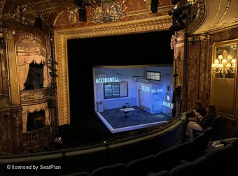 Theatre Royal Haymarket Royal Circle D3 view from seat photo