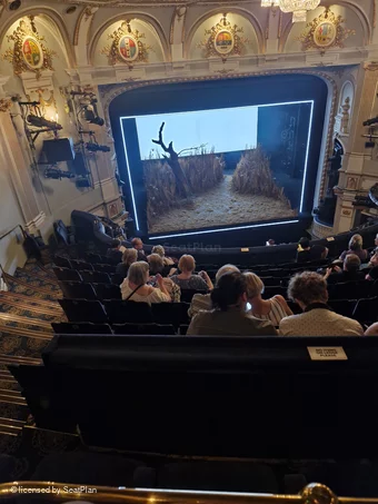 Ambassadors Theatre Circle J13 view from seat photo